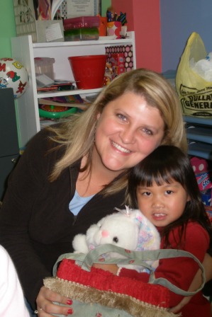 Kasen with Ms. Kellie